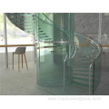 Bent curved tempered glass curved for building architecture